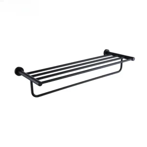 Towel hanger double shelf Empolo black matte 60cm M93915MB