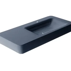 Countertop Basin Simas Henges Navy with mixing hole mat 100cm HE12||NAV