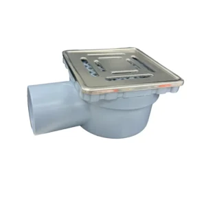 Square Trap Metline Stainless Metal Frame Hole. Cover M4 dry 10*10 cm M-10-A - (M4)