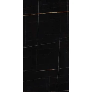 Крупноформатная плитка Ascale Sahara Noir 12 мм глянцевая 320*160 см кв.м. ASC-SAHNOIR-12P