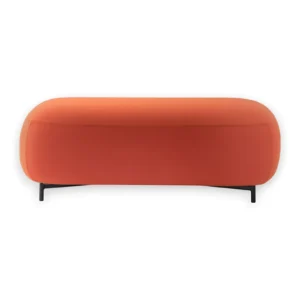 Living room pouf Pedrali BUDDY metal frame NERO material C110 110*55*40cm 214/C110_NERO