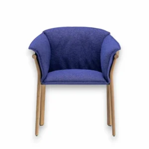 Living room chair Pedrali LAMORISSE light oak frame material H123 73*59*79cm 3687/H123_FR_FSC
