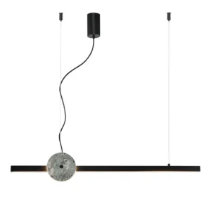 Chandelier Viokef ANAIS LED 24W 3000K Black and Green 100*161.5cm 4300900