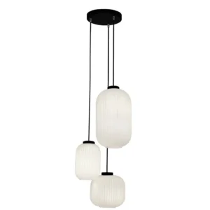 Chandelier Viokef ASTOR LED 70W OPAL BLACK 55*150cm 4257900
