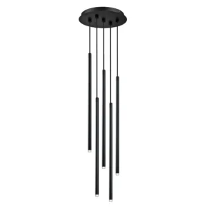 Люстра Viokef ZENIA 15 Вт, матовый черный 35,5*150 см 4291200