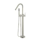 mb09 pvdbn brushed nickel free standing bath mixer with hand shower round meir 1 800x 1