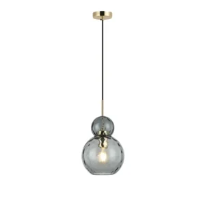 Люстра Viokef Firenze 40 Вт, дымчато-золотой цвет, 18*150 см, артикул 4294400