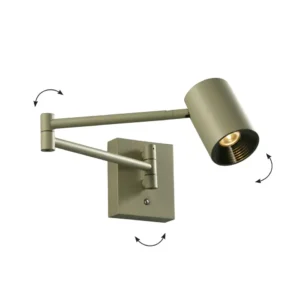 Wall lamp Viokef MELINA 8watt Olive Green 10.5*12cm 4335301