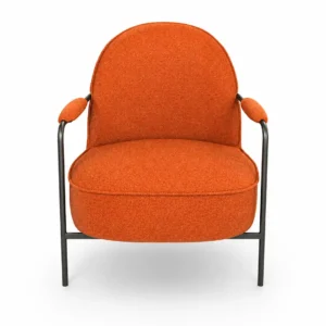 Reception chair Miago Orange Furniture Metal frame 80*73*82cm LL001O
