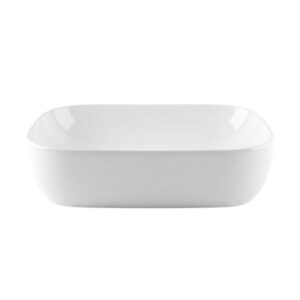 Раковина для ванной комнаты  Maramori ART BASIN Прямоугольная Белая Глянцевая 610*400*165 MAR_2143-P