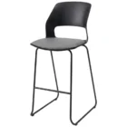 Bar stool Hongqiao gray 151 artificial leather with plastic backrest and metal legs XS 036S 8
