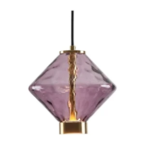 Chandelier Juncan Purple Glass Metal 3000K D19*H19cm MD2409-B