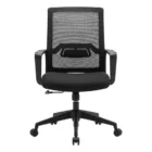 Office chair Gojo Black OS 50 Plastic black frame Medium backrest with mesh H 11 585892.5cm 804 1BOS 50H 11