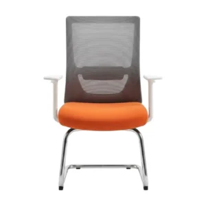 Office chair Gojo Carrot color Grey plastic backrest Fixed legs 57*64*97cm N611C