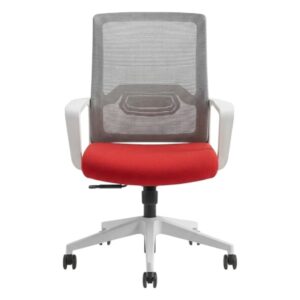Office chair Gojo Orange OS-52 Plastic frame Medium backrest with mesh H-09 58*58*92.5cm 804-1B/OS-52/H-09