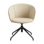 Office chair Hongqiao dark beige 213 artificial leather medium backrest height adjustable CM T213BS Baige