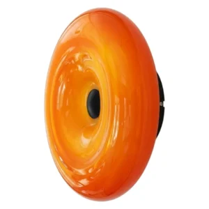 Wall lamp Juncan orange glass iron 7W D30cm B3763-ORANGE