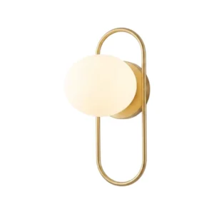 Wall lamp Juncan gold metal glass G9 H24cm W2099BK