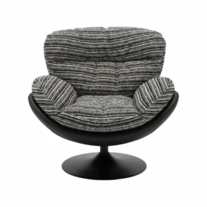 Reception chair Armchair Gray fabric Rotating foot DY-0114-1/GREY